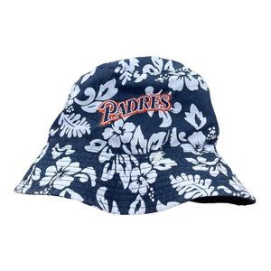 Vintage MLB Toyota San Diego Padres Floral Reversible Bucket Hat